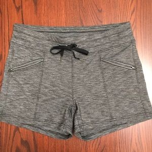 Athleta Metro Shorts, gray, medium